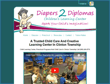 Tablet Screenshot of childcareclintontownship.com